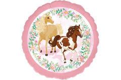 Foil Balloon - Beautiful Horses - 45 cm