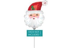 Minishape Smiley Satin Santa Head F