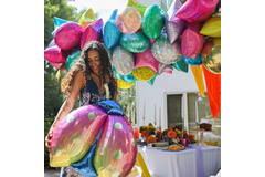 Foil Balloon - Shape - Colorful Ladybug - 68 x 83 cm