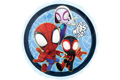 Foil Balloon - "GO-WEBS-GO!" - Spidey & Friends - 45 cm