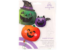 Foil Balloon - Shape - Pumpkins - Fun & Spooky  - 73 x 83 cm
