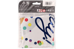 Foil Balloon - Shape - Cupcake - "HAPPY Birthday!" - Sprinkle
