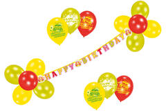 Decoration Kit Happy Birthday Latex / Paper