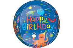 Orbz® - Cute Octopus "Happy Birthday" - 38 x 40 cm