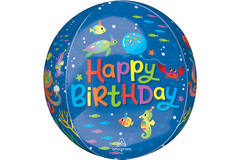Orbz® - Cute Octopus "Happy Birthday" - 38 x 40 cm