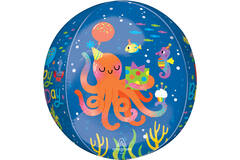 Orbz® - Cute Octopus "Happy Birthday" - 38 x 40 cm