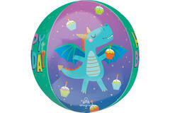 Orbz® - Cute Dragon "Happy Birthday" - 38 x 40 cm