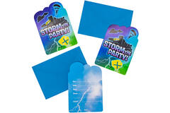 8 Invitations & Envelopes & Stickers Battle Royale Paper 15.8 x 10.8 cm