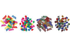 Confetti Happy Birthday Assorted Foil 15 g
