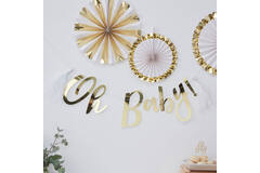Backdrop - Oh Baby! - Gold