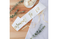 Sash Oh Baby! Mother To Be Paper / Foil 75 x 10 cm