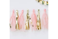 Tassel Garland - Pink & Gold
