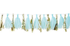 Tassel Garland - Blue & Gold