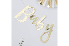 Backdrop - Baby Shower - Gold