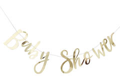 Backdrop - Baby Shower - Gold