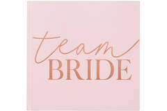 Guest Book Blush Hen Paper / Fabric 32 Pages 21 x 21 cm