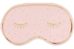16 Napkins Pamper Party Eye Mask Shaped 16 x 20 cm
