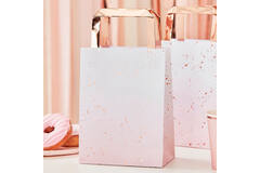 Rose Gold Foiled Pink Watercolour Party Bag