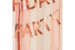 Rose Gold  Customisable Buntin