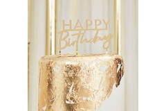 Gold Acrylic Cake Topper