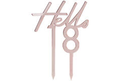 Cake Topper - Eighteen