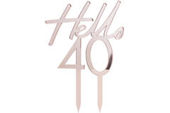 Cake Topper - Forty