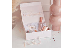 Bridesmaid Proposal Box - Rose Gold Foil