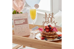 Customisable Breakfast In Bed Set - Rose Gold