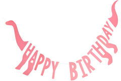 Bunting - Happy Birthday Dino Shaped