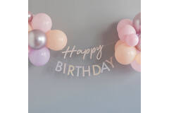 Bunting - Happy Birthday with Balloons -