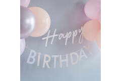 Bunting - Happy Birthday with Balloons -