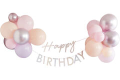 Bunting - Happy Birthday with Balloons -