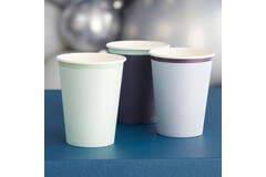 Eco Paper Cups - Mixed Pack - Blue