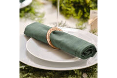 Napkin Ring - Merry Christmas Burnt Out Wood