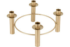 Table Centrepiece - Circular Candle Holder - Gold