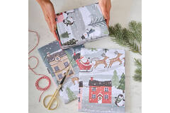 Wrap - Christmas Scene Wrapping Paper