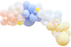 Balloon Arch - Spring Balloon Arch with Paper Flowers
