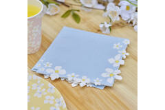 Paper Napkins - Mixed pack of Paper Napkins with Flower Border