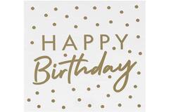 happy birthday napkin