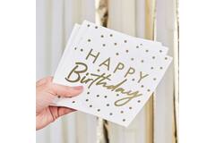happy birthday napkin