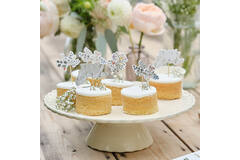 Cupcake Toppers - Floral Hen Cupcake Toppers