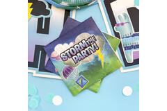 16 Lunch Napkins Battle Royale 33 x 33 cm