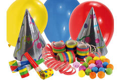 Party Kit Paper / Plastic / Latex 21 Pieces