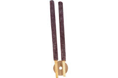 2 Torches with Handshields Height 40 cm
