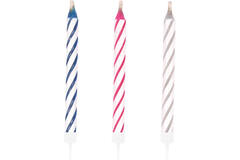 10 Spiral Candles Magical Height 6.3 cm