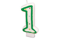 Numeral Candle 1 Height 7.3 cm