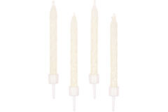 10 Spiral Candles Glow in the Dark Height 6.3 cm
