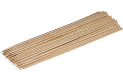 50 Skewer Picks Wood 20 cm