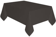 Tablecover Black Papier 137 x 274 cm