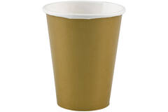 8 Cups Gold Paper 250 ml